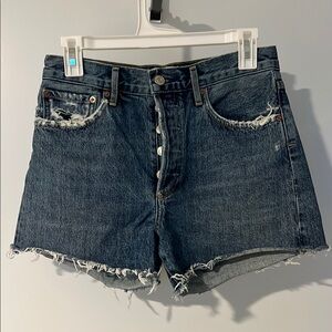 Agolde Denim Distressed Women's Shorts